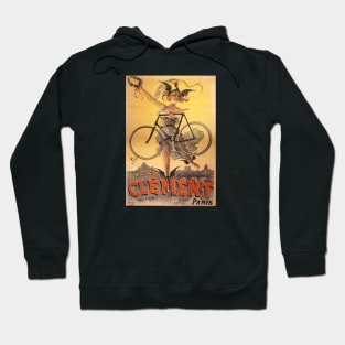 An advertisement for Clement bicyles in Paris Hoodie